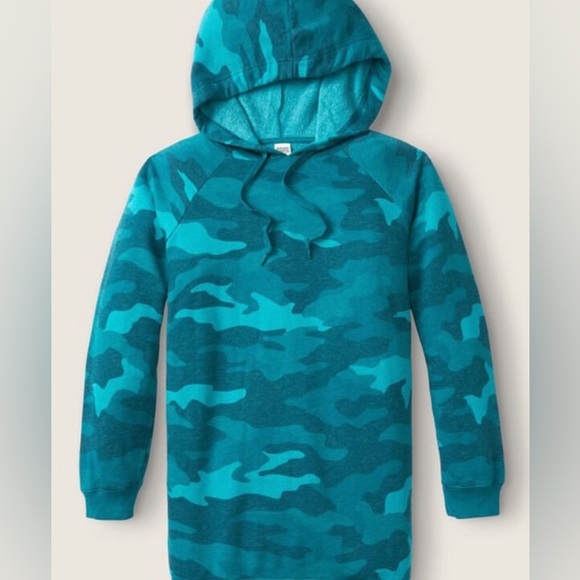 NEW Victoria Secret Hooded Sweatshirt Dress - Picture 16 of 16